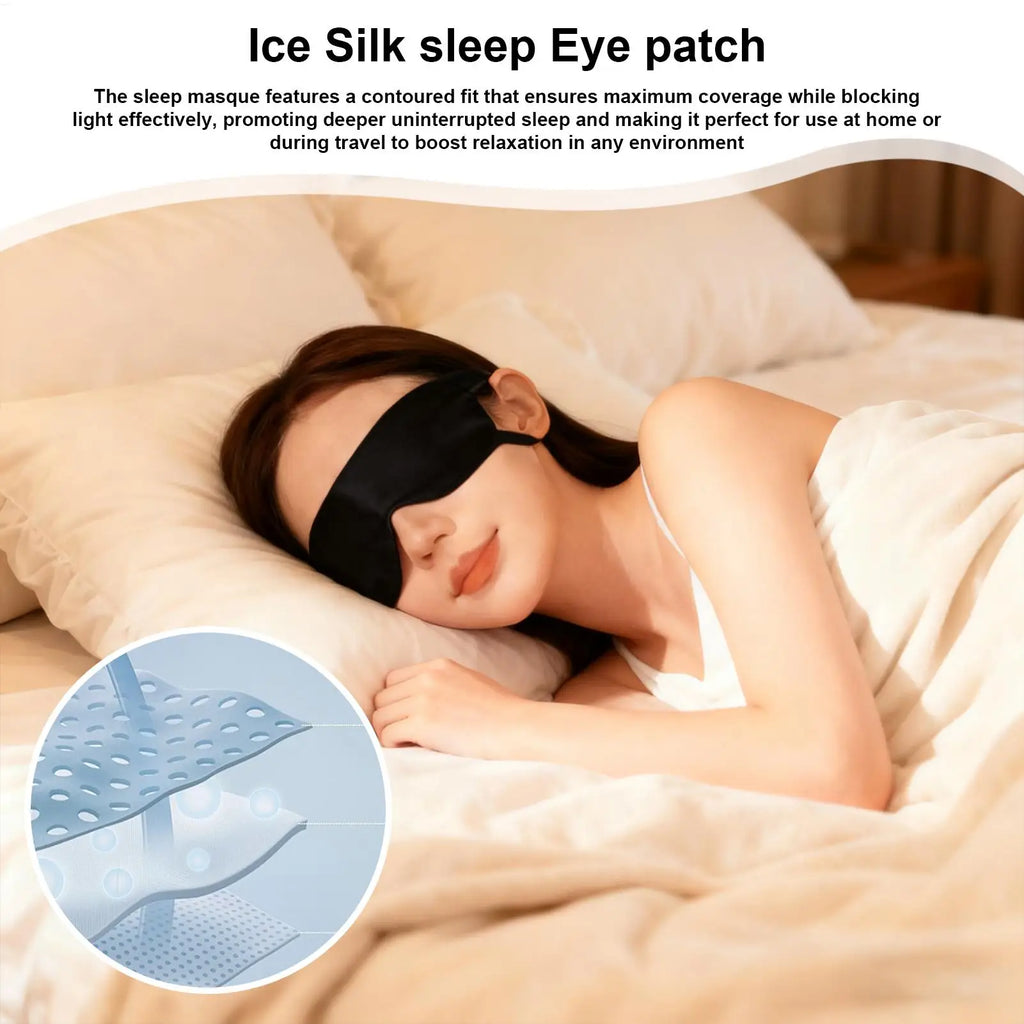 Sleeping Masque Light Blocking Cover Night Eye Elastic Strap Home