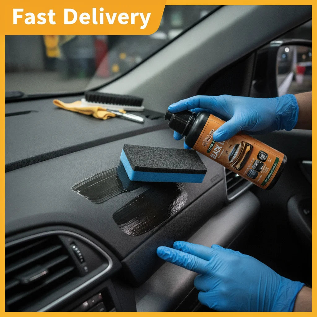 Car Plastic Restorer Spray – Deep Clean & Hydrophobic Coating Car Interior Restorer Zpaxo