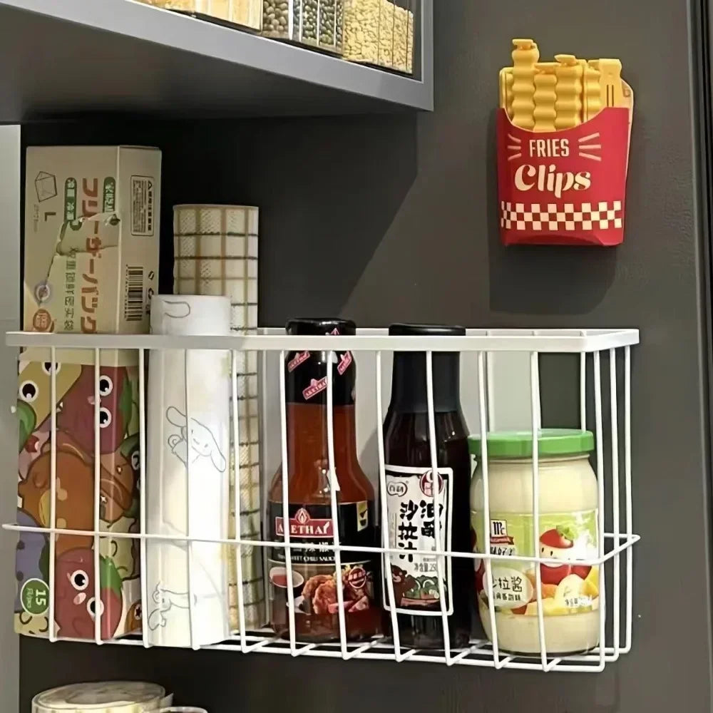 Multifunctional Refrigerator Magnetic Storage Racks Basket Kitchen Zpaxo