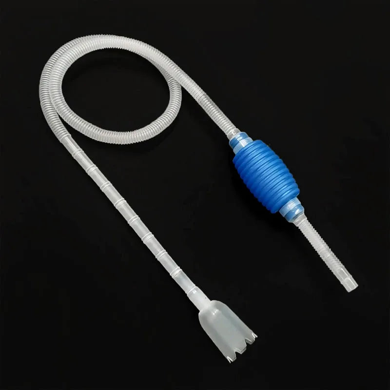 Aquarium Siphon Fish Tank Syphon Vacuum Cleaner Pump Semi-automatic
