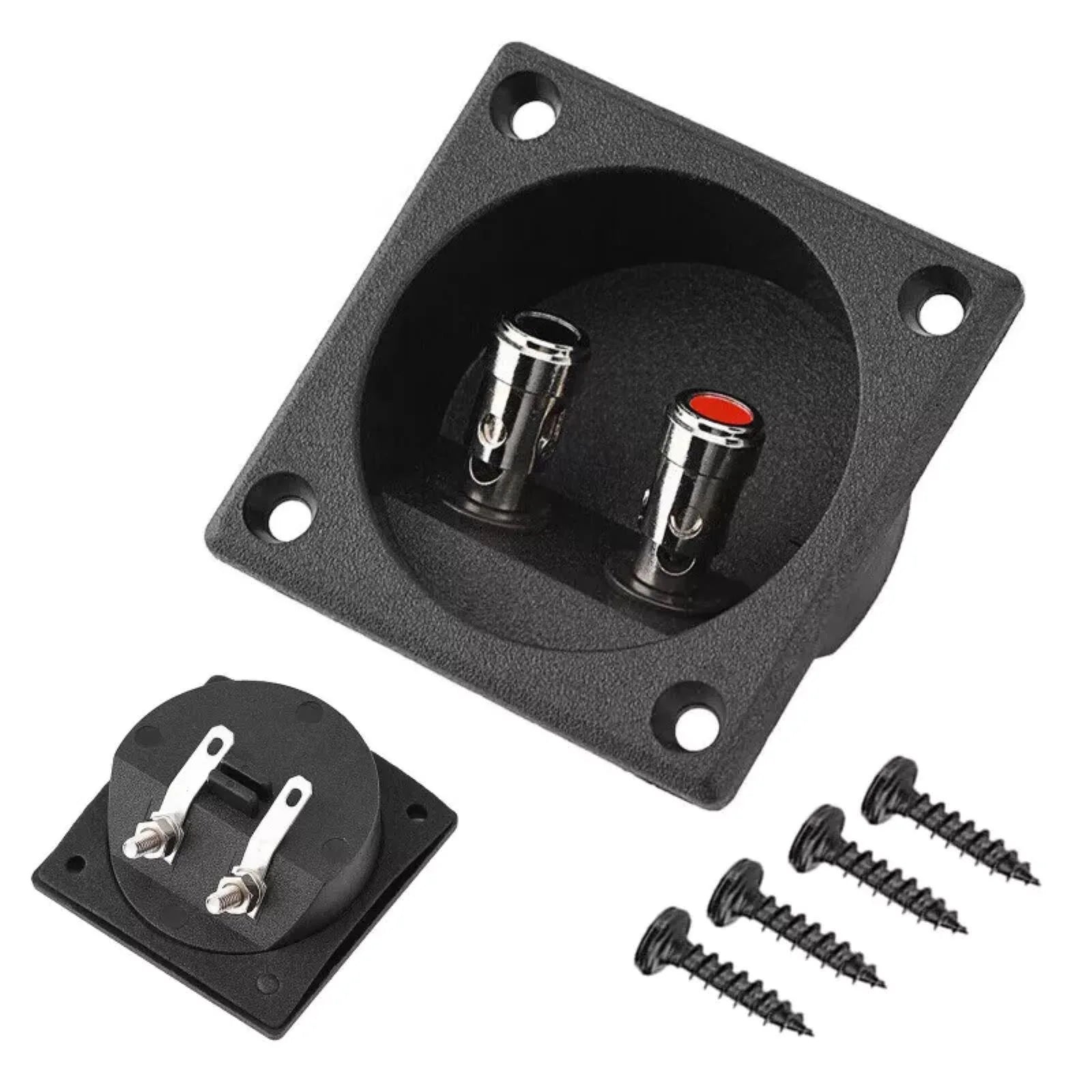 2 Way Speaker Box Terminal Binding Post Cup DIY Home Car Stereo Screw