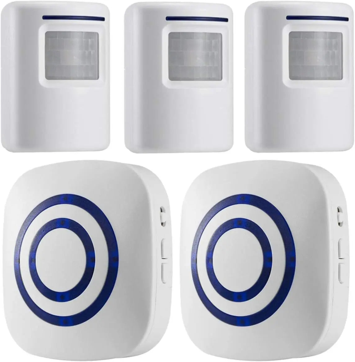 Fine Passage Alarm, Wireless Alarm System with Motion Sensor, Access Speed, Motion Bell with 38 Ringtones, Driveway Alarm Zpaxo