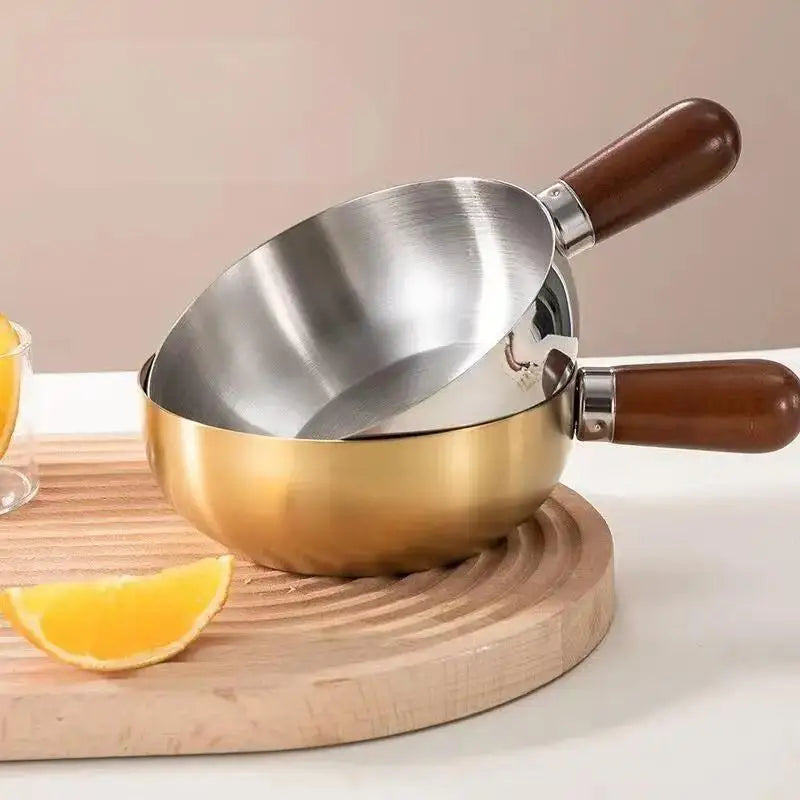 Sleek Stainless Steel Individual Noodle Pot High-class Design Zpaxo