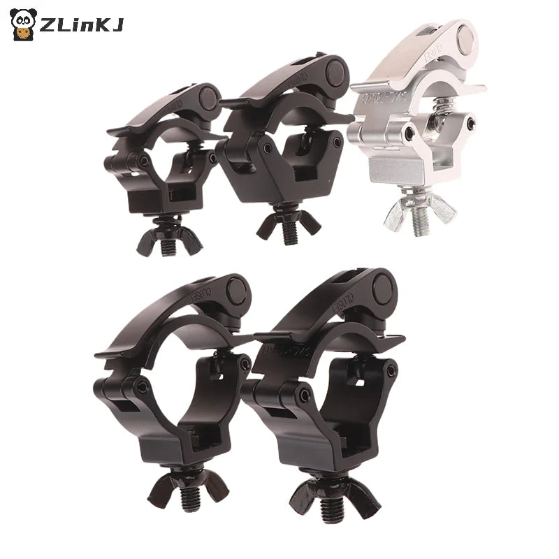 ▶1Pcs Metal Quick Release Single Ring Buckle Clamp Quick Release Clamp Aluminum Tube Pipe Quick Release Clamp Stage Accessories Zpaxo
