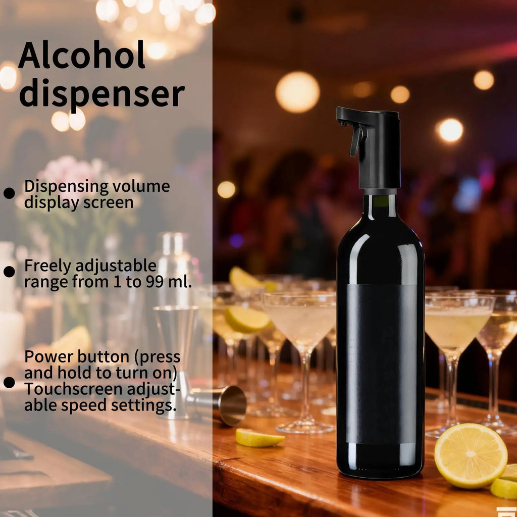 Wine Aerator Automatic Touch Screen Decanter Electric Smart Whiskey