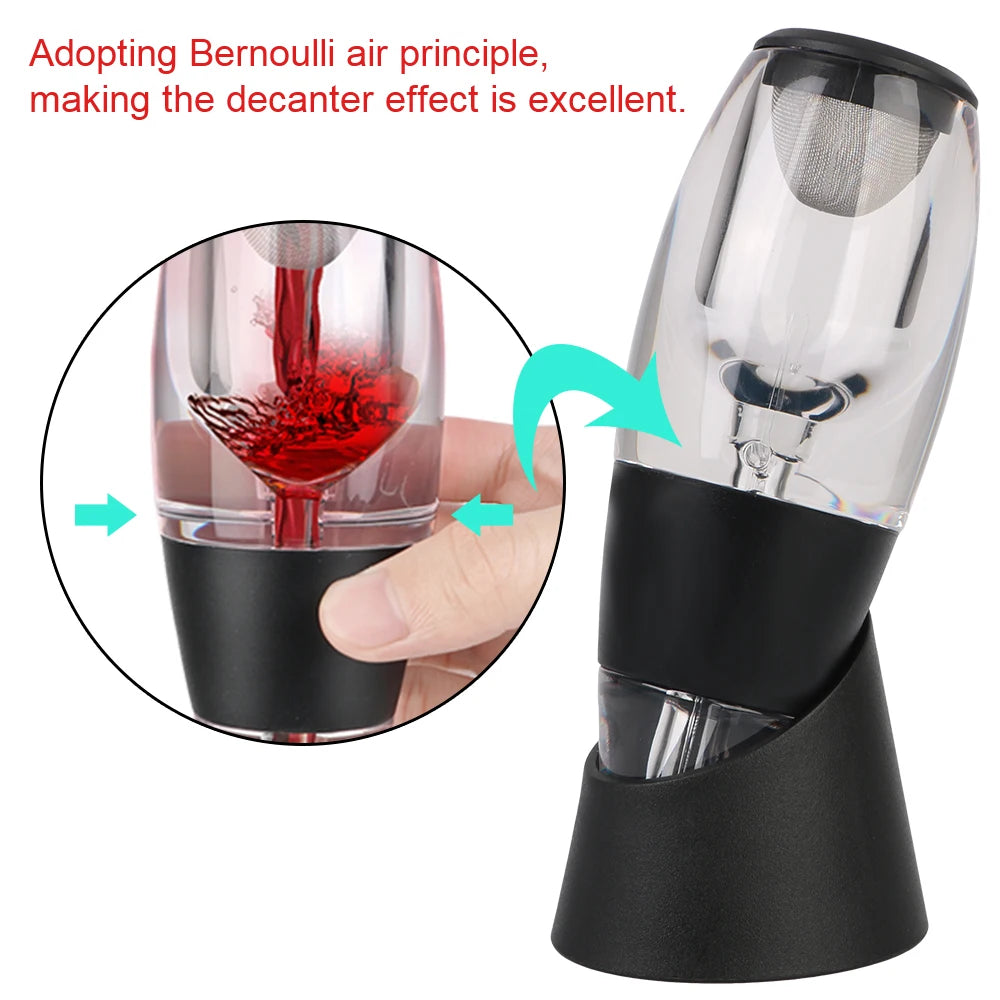 Professional Red Wine Whisky Aerator Dispenser Quick Sobering