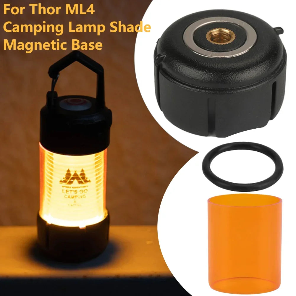ML4 Outdoor Camping Lantern Magnetic Base LED Lampshades Emergency