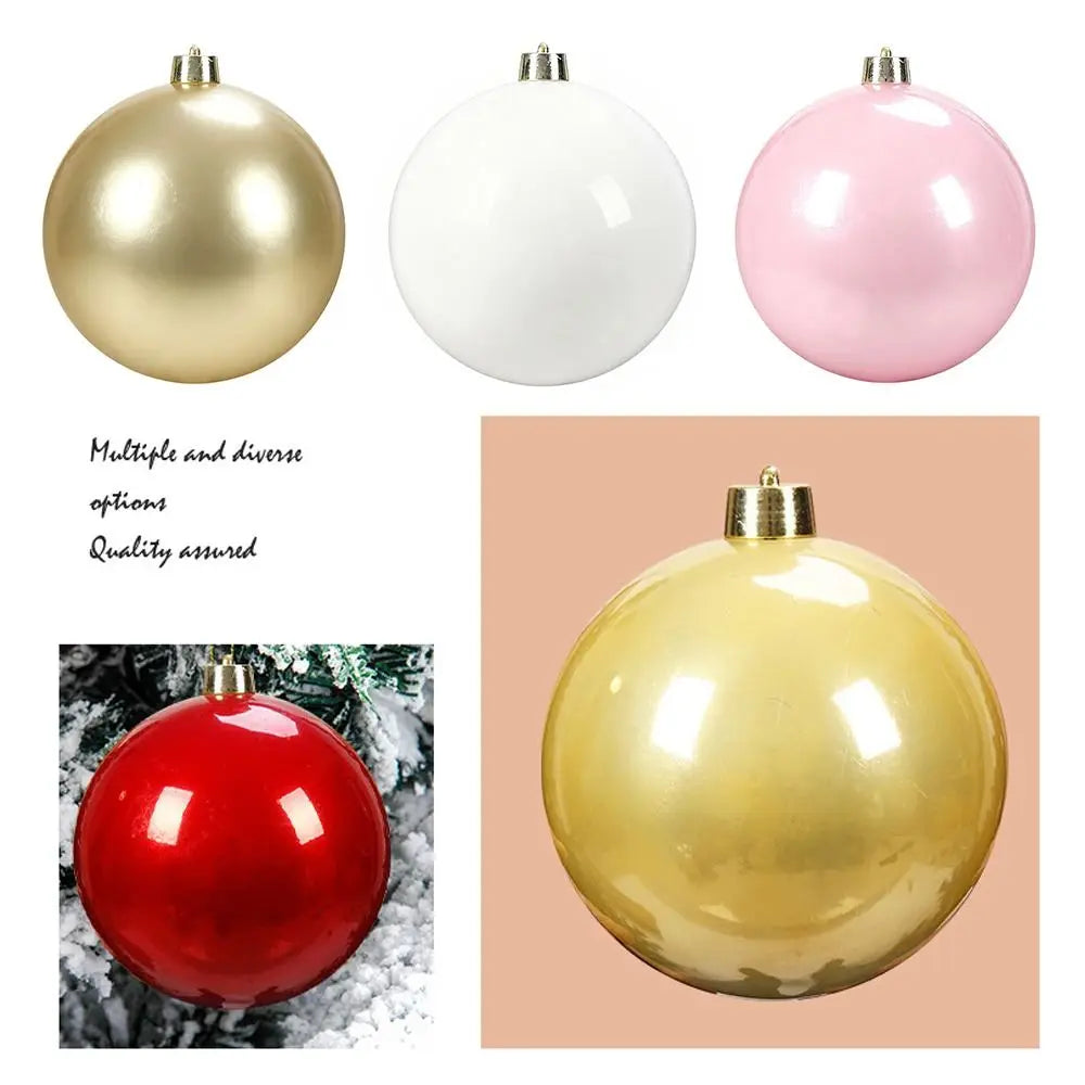 15cm Pearlescent Christmas Ball Ornament – Giant Xmas Decor Christmas Ball Ornament Zpaxo