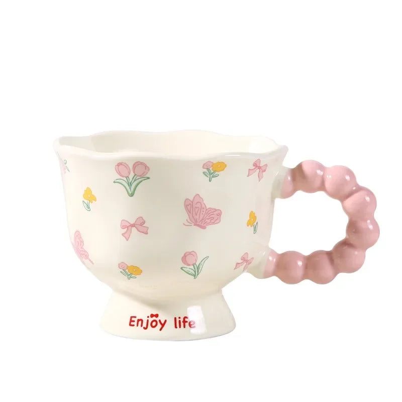 Household Ceramic Cup Equsite Water Girls Birthday Souvenir Coffee