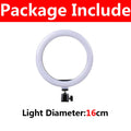 Video Light 16 26 Selfie Ring LED Dimmable Round Fill Lamp Phone Live