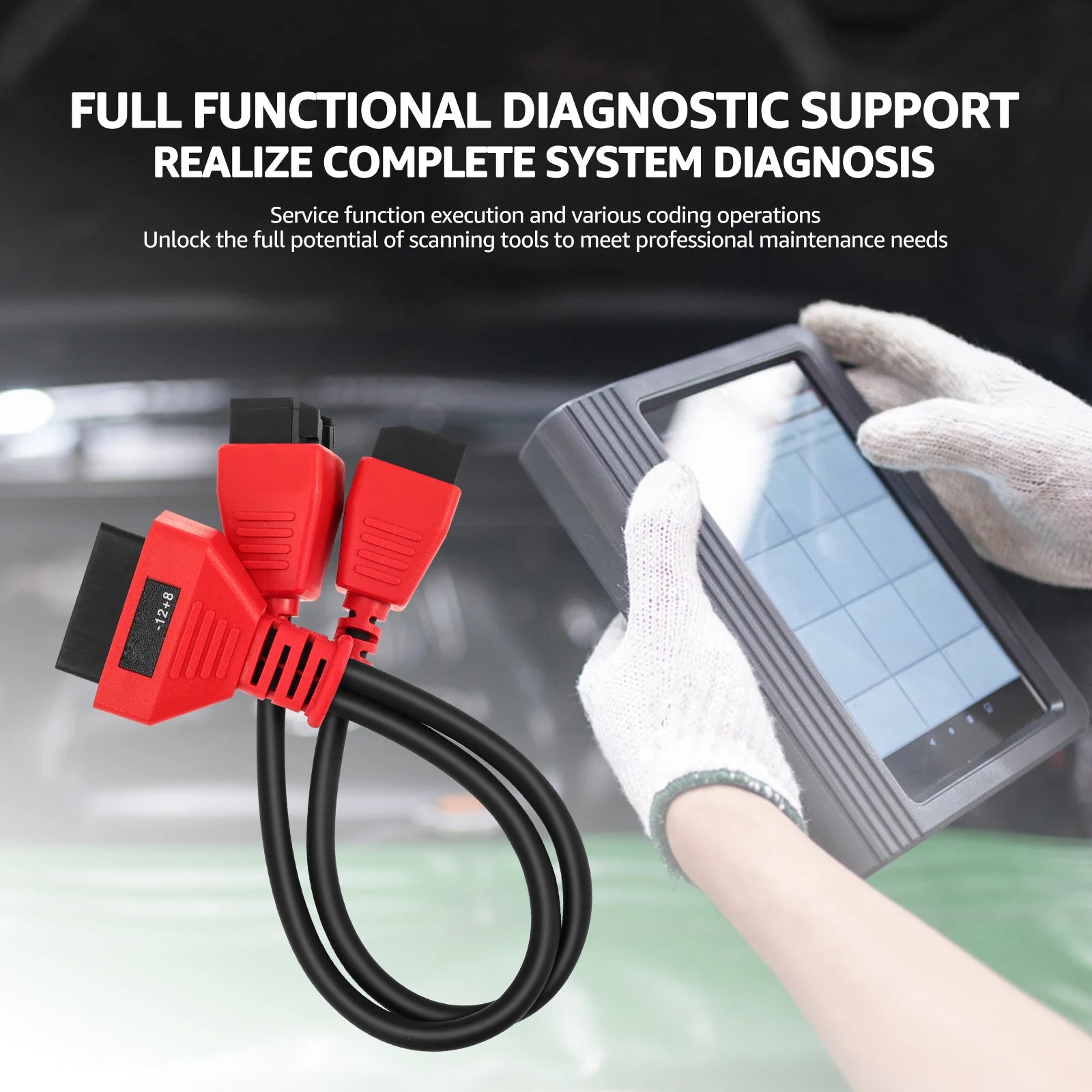 OBD2 Adapter SGW Cable 12+8 adapter Cable Connector Bypass Gateway Protocol Programming for Dodge Ram Jeep Fiat Fca Chrysler Zpaxo