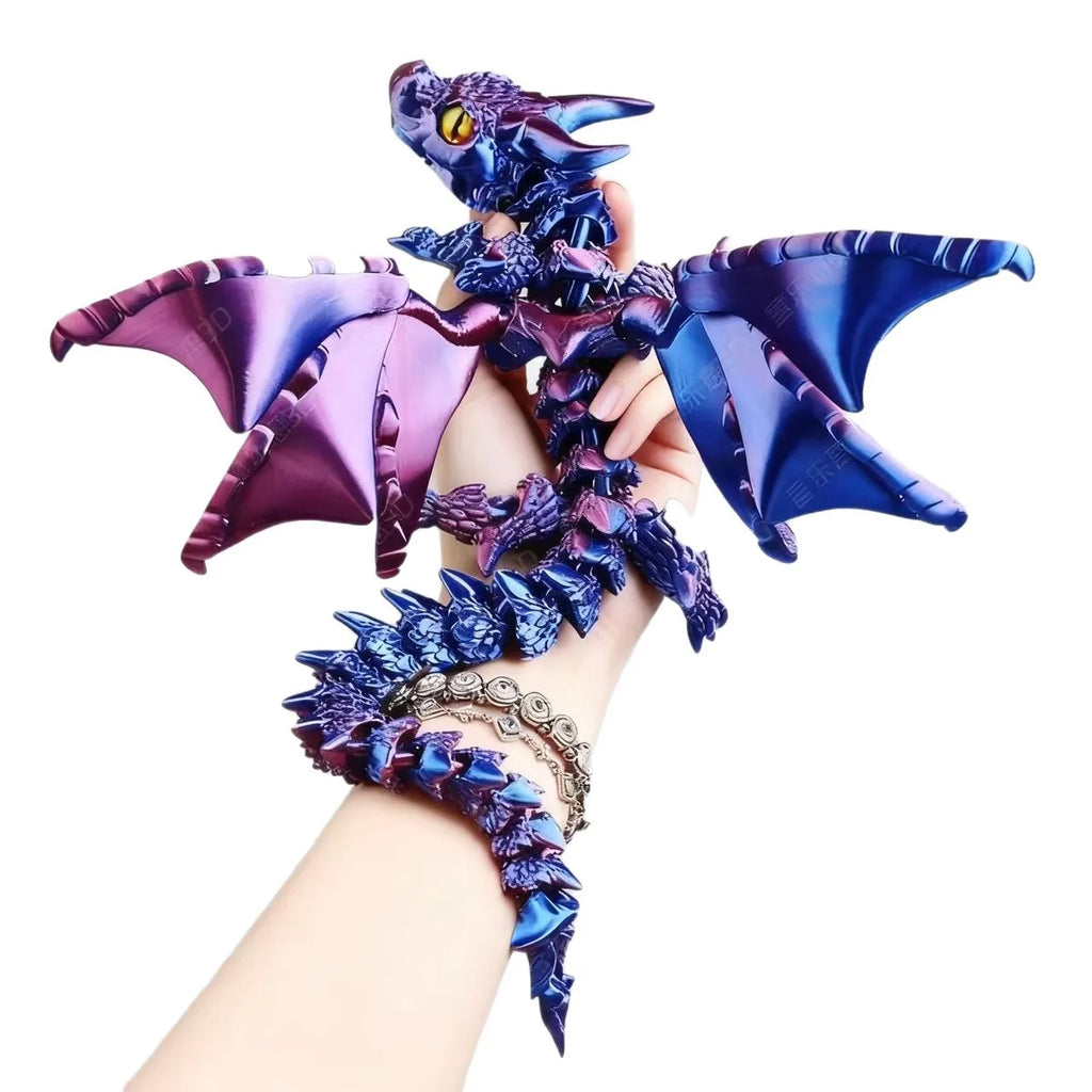 9- 3D Printing Fly Dinosaur Action Figure Mini Toys Home Desktop Zpaxo