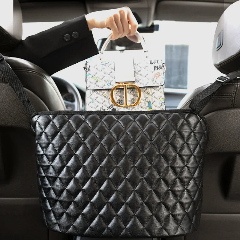 Car Seat Storage Bag Handbag Holder Box Middle Organnizatio