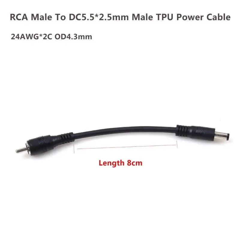 652F Universal DC5.5X2.5Mm Male To Male/Female Adapter Power Cable for Home Zpaxo