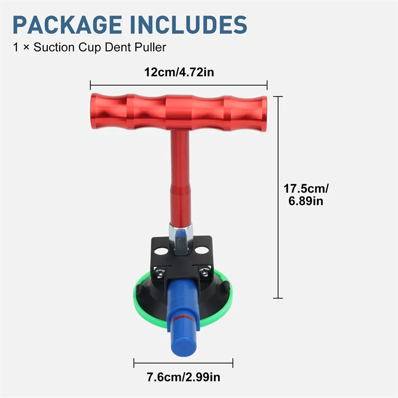 T-Handle Vacuum Dent Puller – Paintless Car Dent Repair Kit