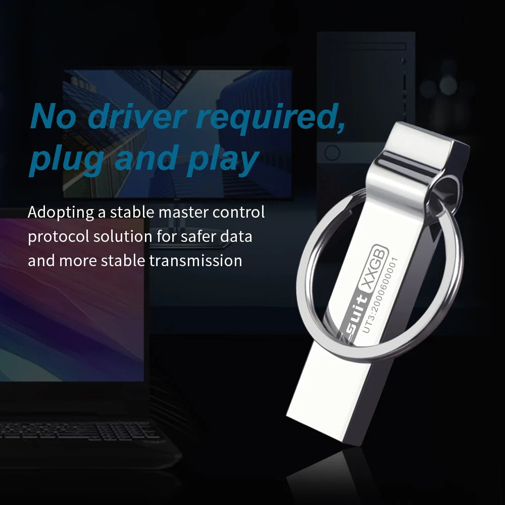 Zsuit Metal USB 3.0 PenDrive Hight Speed Flash Usb Stick Memory Stick 32GB 64GB 128GB Waterproof USB Flash Pen Drives U Disk Zpaxo
