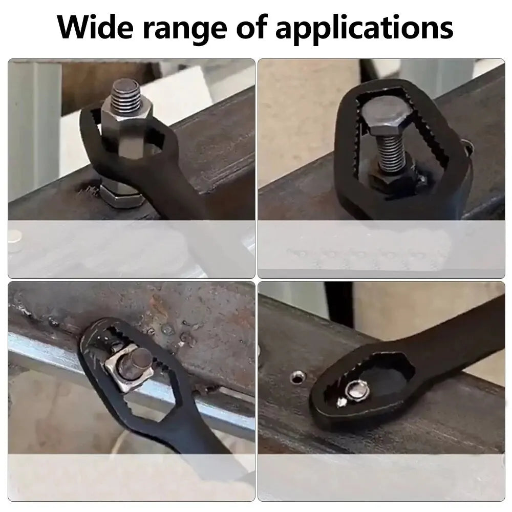 8-22mm Universal Torx Wrench Self-tightening Adjustable Glasses Wrench Board Double-head Torx Spanner Hand Tools for Factory Zpaxo