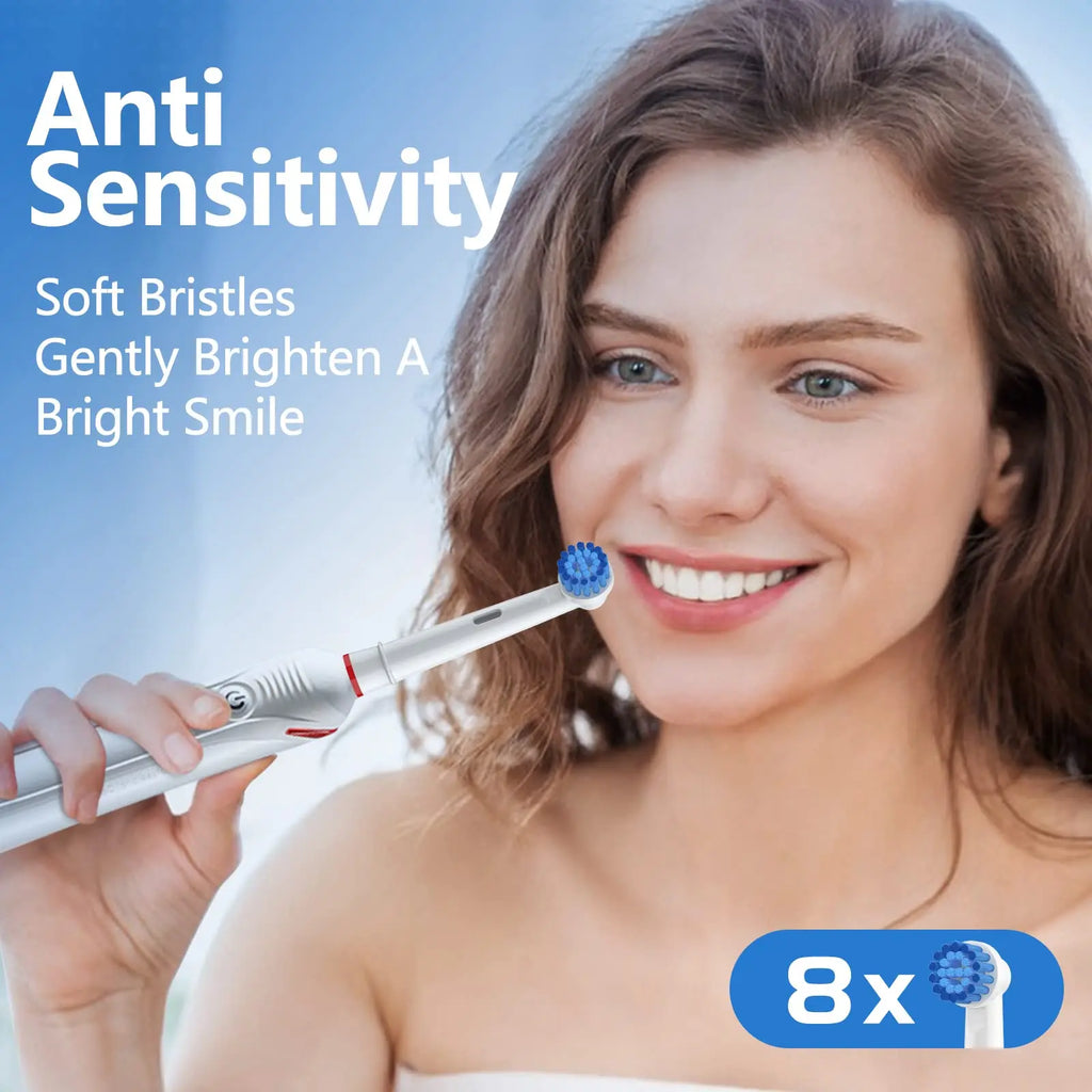 4 16 20 Electric Toothbrush Head Oral B Sensitive Replacement Brush Zpaxo