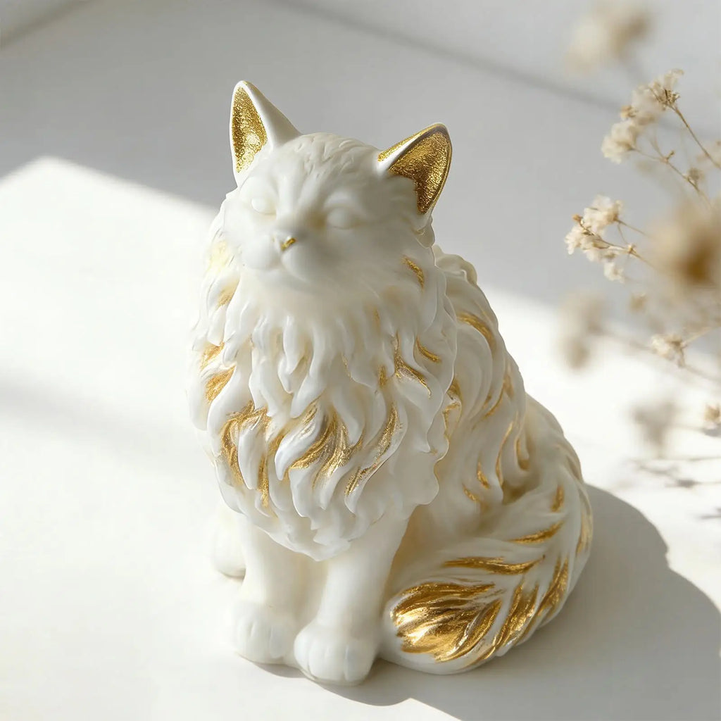 Cat Resin Mold Sitting Shape Concrete Cement Plaster Soap DIY Epoxy