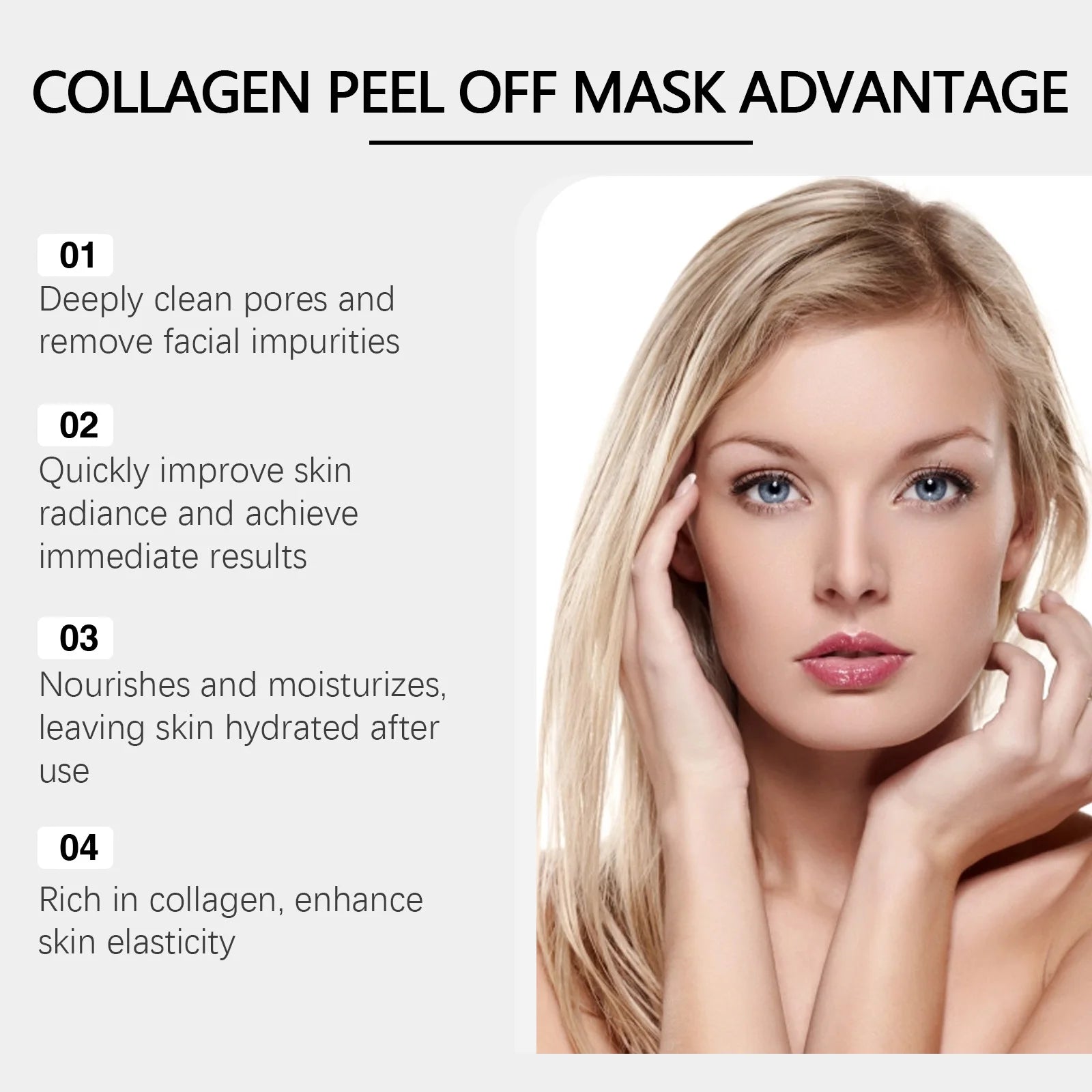 Hyaluronic Acid Facial Mask Moisturizer Skin Tightening Remover Zpaxo