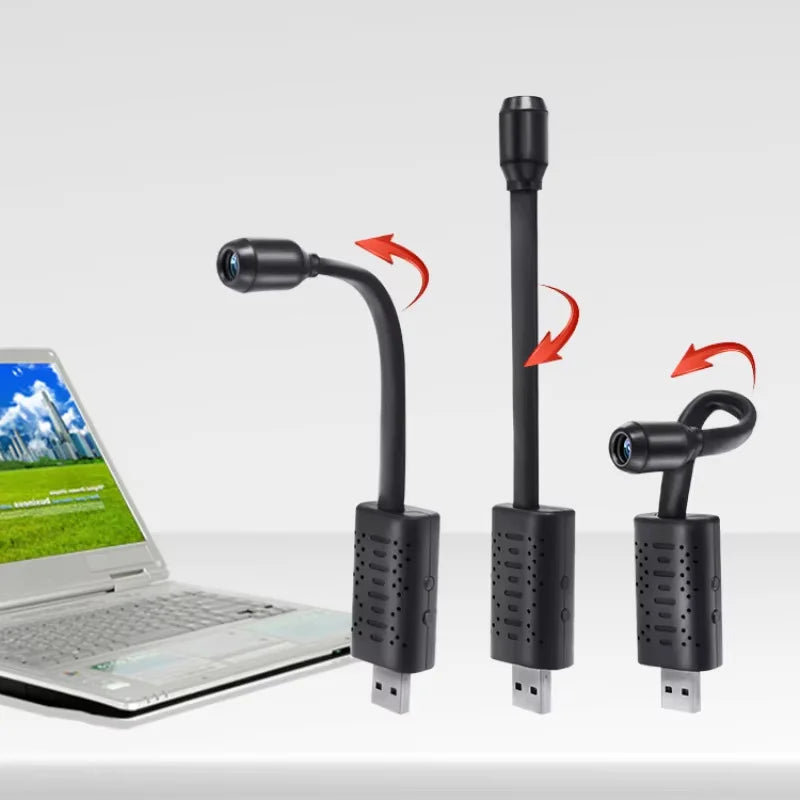 4K USB Surveillance Wifi Cameras Mini Flexible Lens Cable Motion