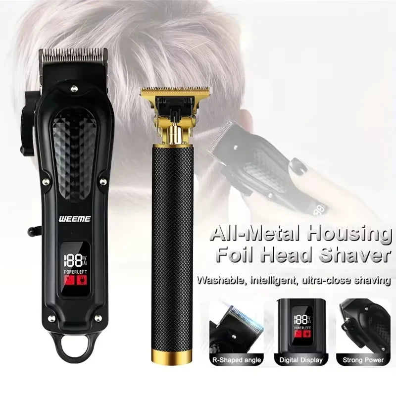 WEEME 806-HW Electric Hair Clipper UBS Rechargeable Cordless Beard Trimmer Men Powerful Electric Hair Clipper Trimming Tool Zpaxo