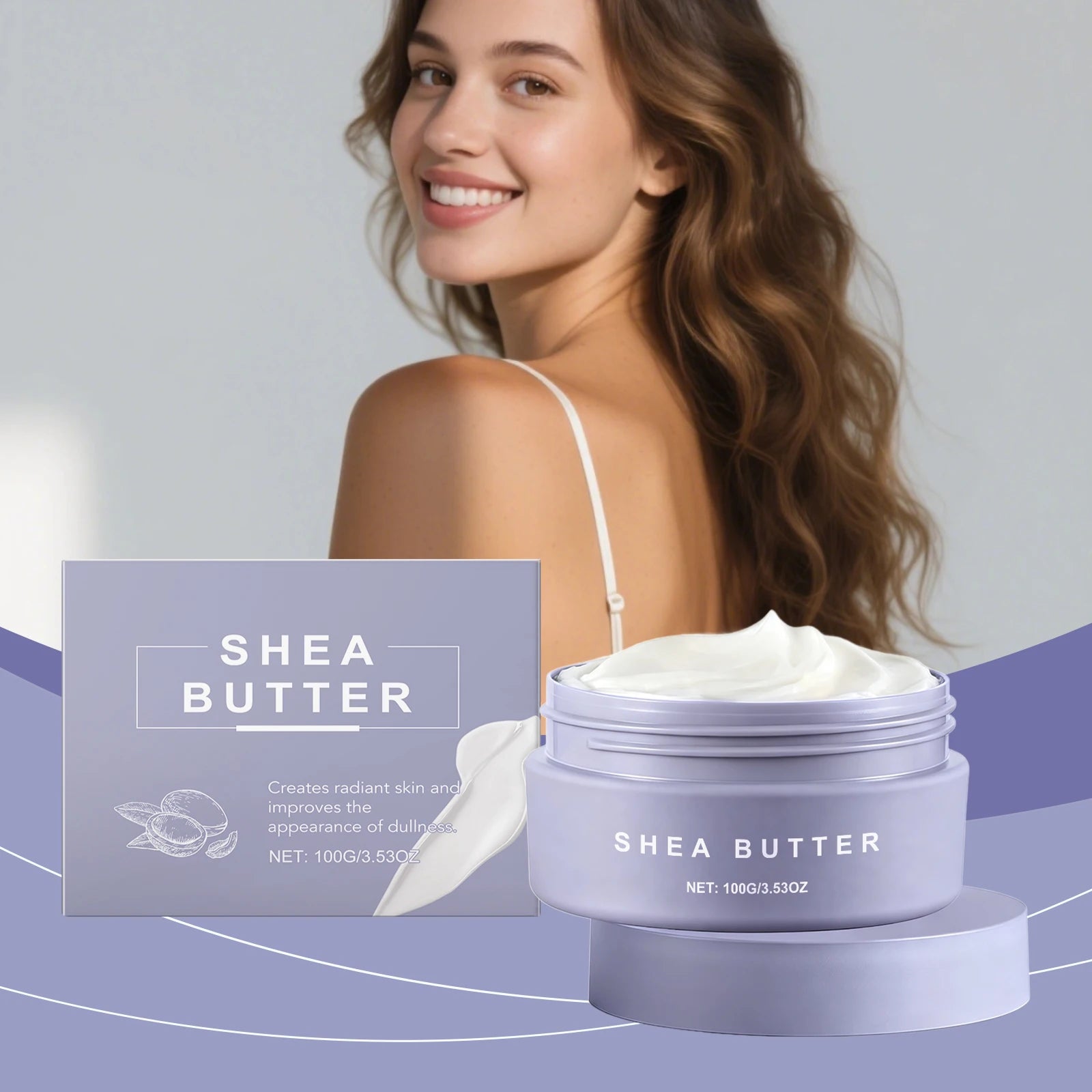 Repairs Damaged Skin Shea Butter Moisturizing Cream Regulates Sebum Balance Reduces Oil Secretion Prevents Acne Skincare Cream Zpaxo