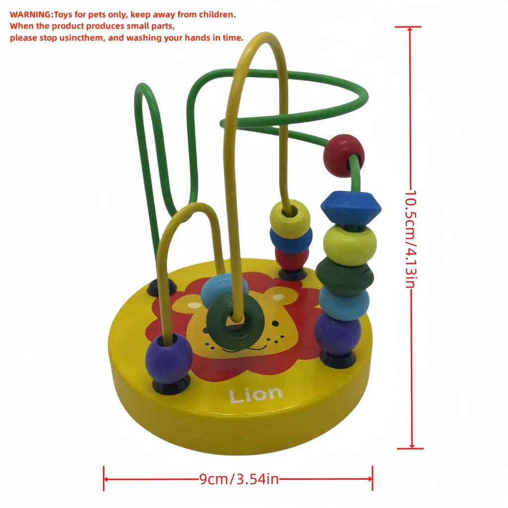 Bird Training Toy Supplies Lovebird Foraging Rings Educational Puzzle Zpaxo