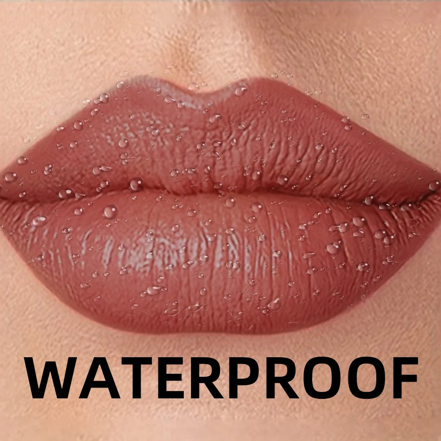 Waterproof Lip Liner Peel Off Lipgloss Long Lasting Matte Tint Pink