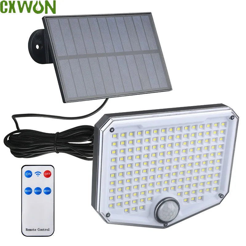 Solar Outdoor Lights Motion Sensor Garland Lighting Split Led Wall Zpaxo