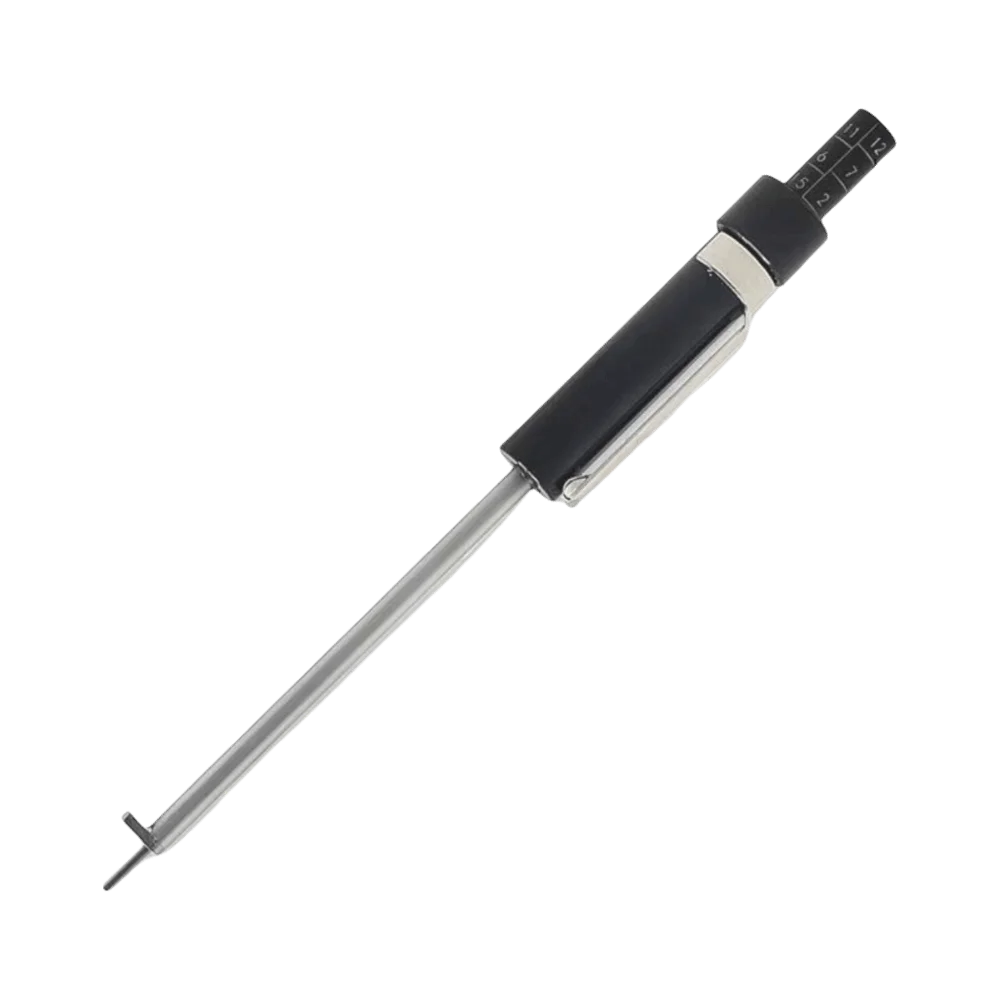 6mm Thickness Brake Pad Thickness Gauge 0.2 Inch Thickness Convenient Brake Pad Tester Automotive Measurement Pen Ruler Design Zpaxo Black