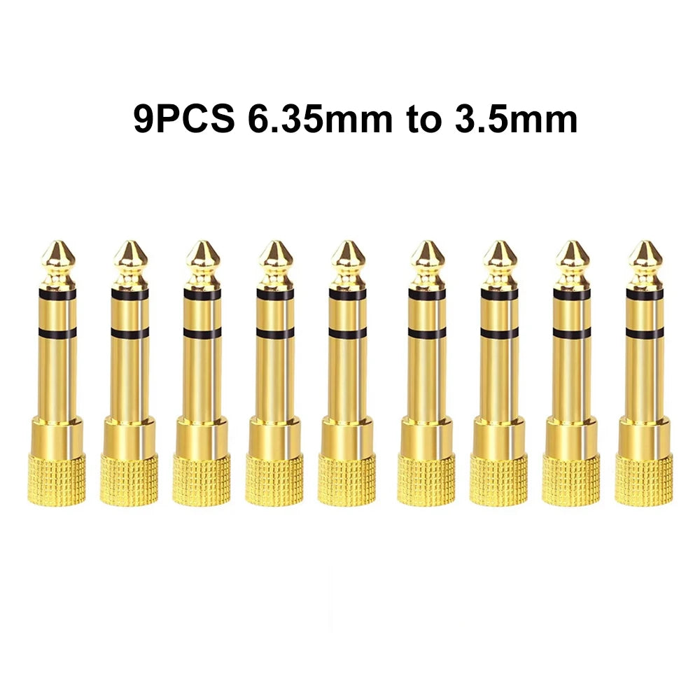 8 Channels Headphone Amplifier Mini Stereo Mono Switch Professional Zpaxo 9PCS 6.35mm to 3.5mm