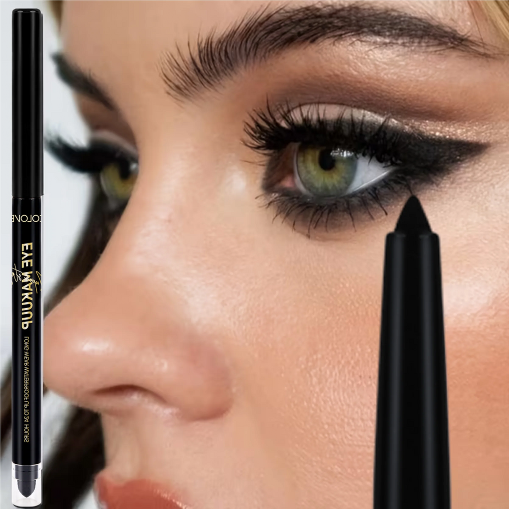 1PC Matte Eyeliner Gel Pencil - Dual-Ended ,Long-Lasting Waterproof & Smudge-Proof, Precise Tip for Easy Control Zpaxo