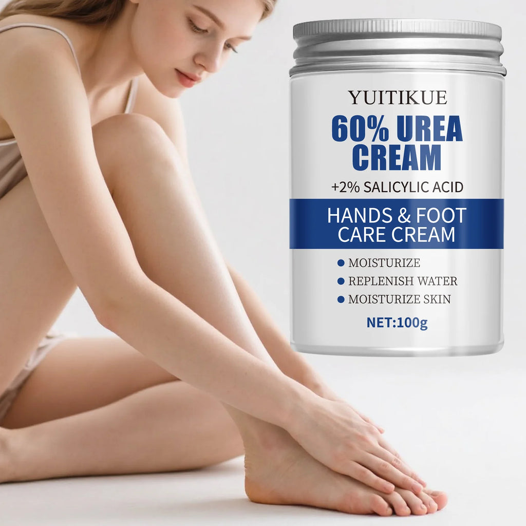 YUITIKUE 60% Urea Foot Cream – Cracked Heel Repair, 100g Foot Cream Zpaxo Default Title