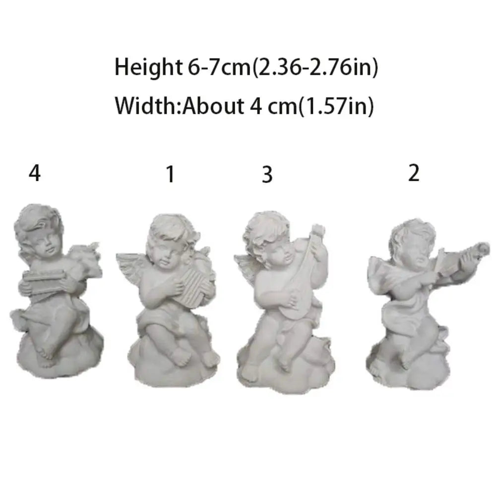 Angel Resin Crafts Photo Props Home Decoration Character Sculpture Zpaxo