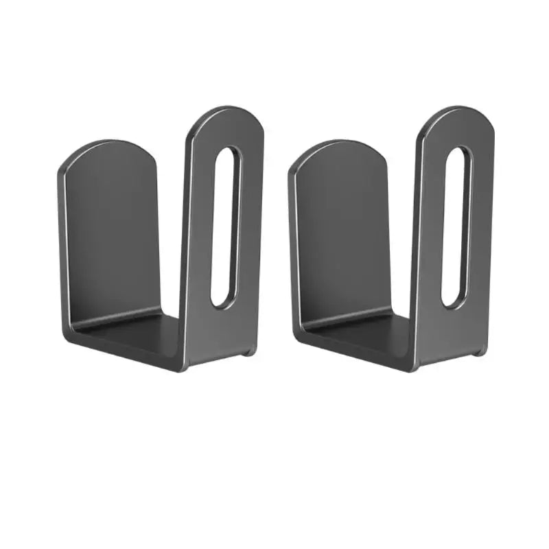 2Pcs Router Storage Box Wall Artifact Set-top Box Wall-mounted Fixture Support Bracket Wifi Placement Rack Zpaxo Gray