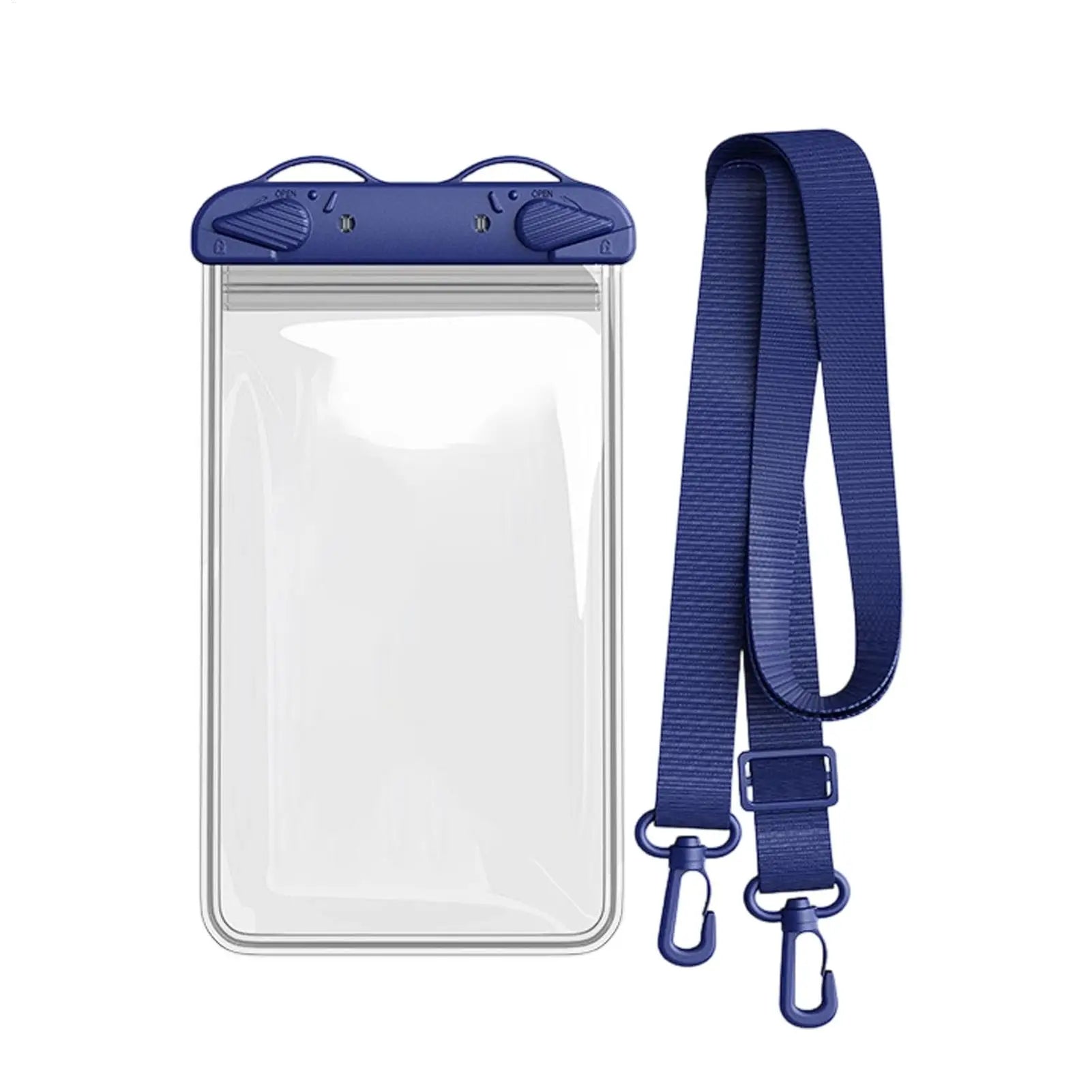 Transparent Waterproof Phone Case Touch Screen Under 7.0 inches Phone Cover with Lanyard Phone Sealed Bag Swimming Diving Zpaxo