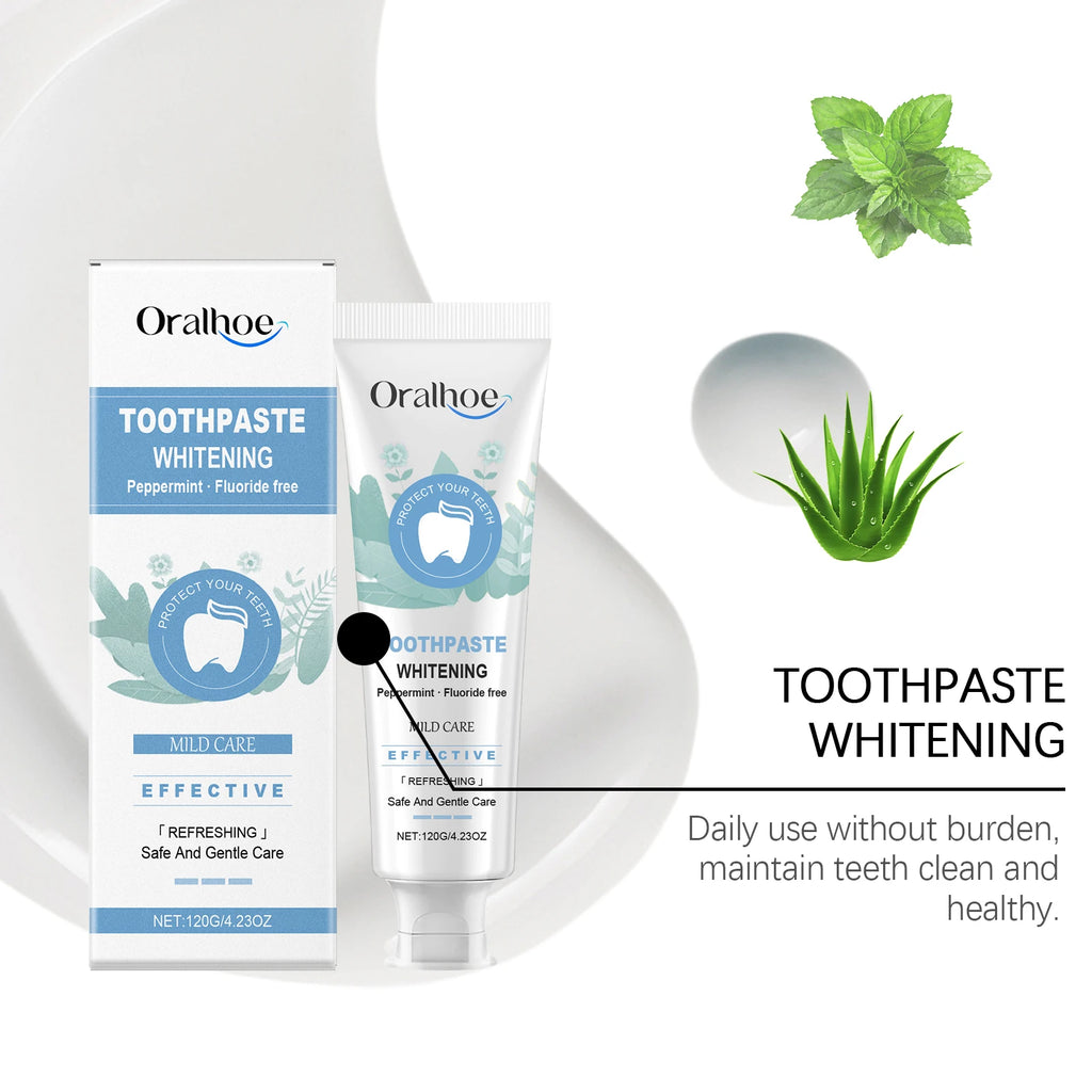 Oralhoe Mint Toothpaste – Whitening & Fresh Breath Daily Whitening Toothpaste Zpaxo