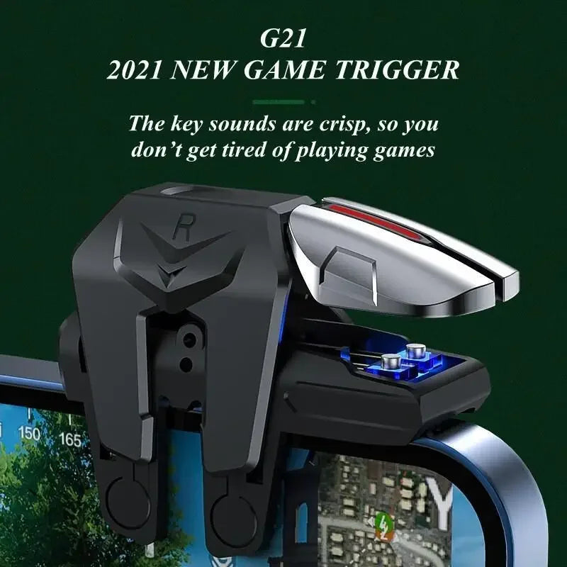 1pair G21 Mobile Phone 6-Finger Sensitive Gaming Aim Shooting