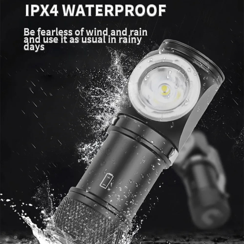 KDULIT P8 LED Headlamp USB-C Rechargeable Magnetic 3 Modes