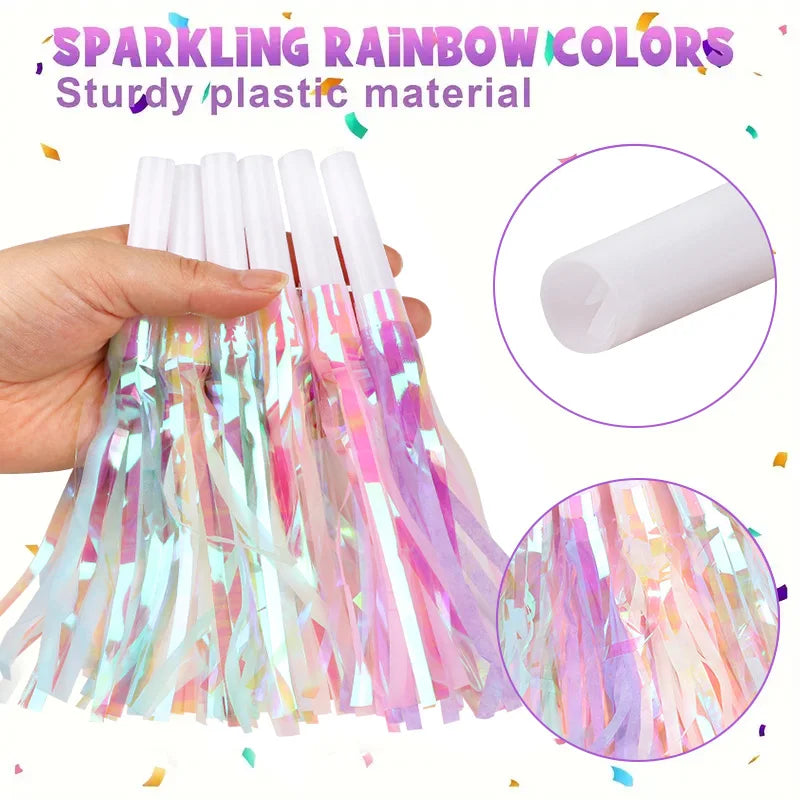 6 12 Colorful Blowout Whistles Kids Birthday Party Favors Pinata