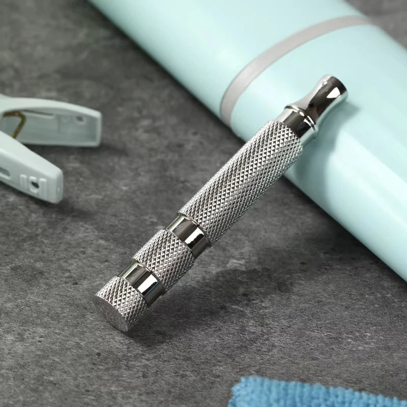 2026 YAQI Razor Handle Yaqi Polished 303 Stainless Steel Men Safety Razor Handle Zpaxo