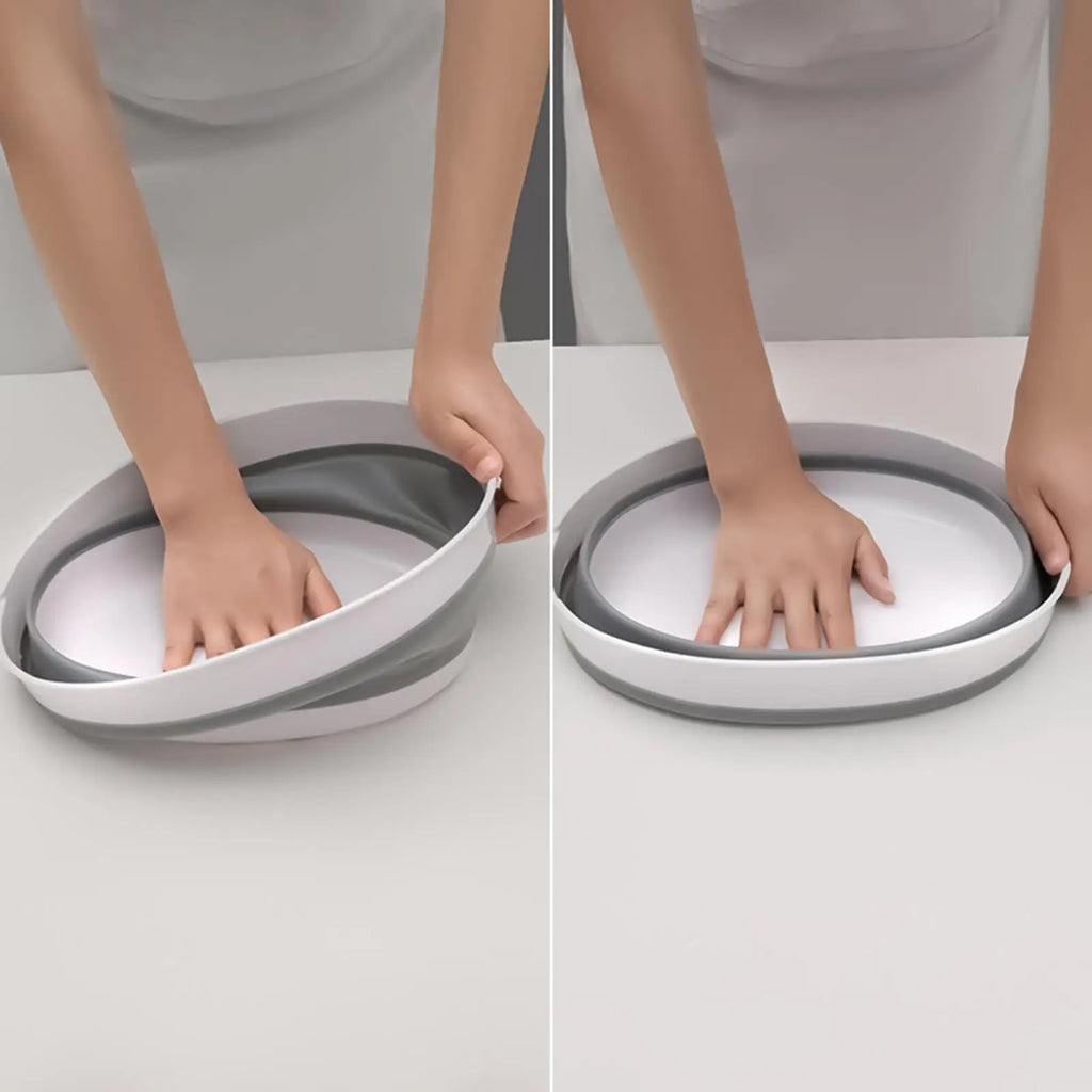 Foldable Strainer Double-layer Fruit Washing Kitchen Parents Daily