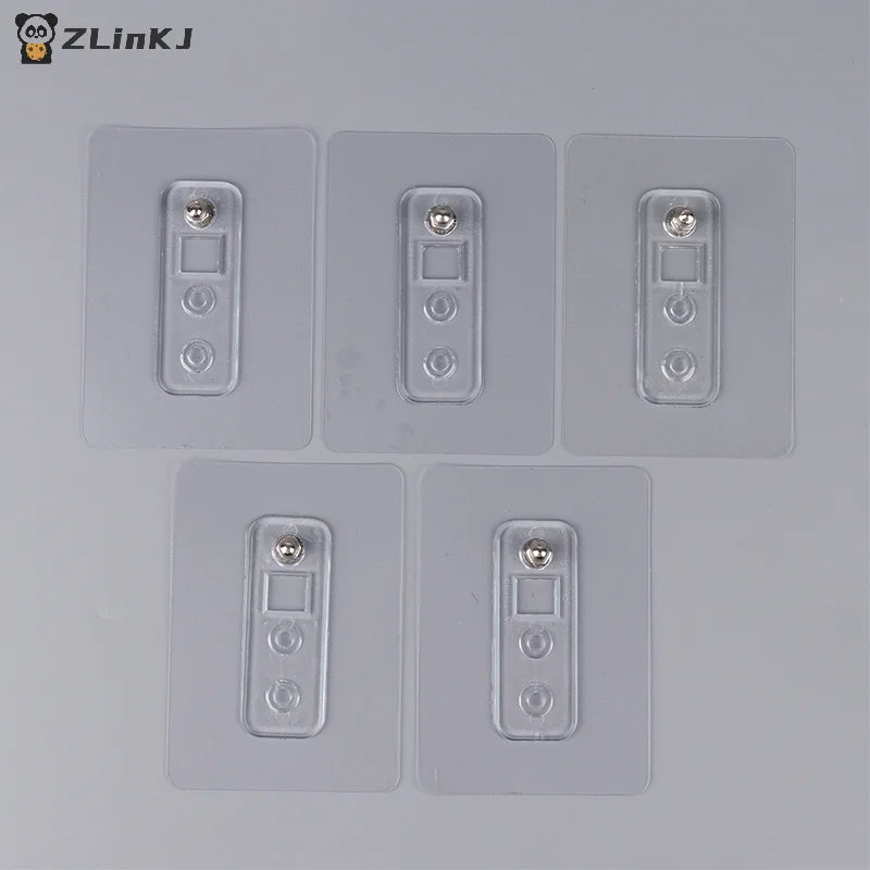 ▶5Pcs No-punch Screw Sticker Strong Non-marking Hangers Nail-free Hooks Sticky Hooks Load-bearing Screws No-punch Screw Sticker Zpaxo