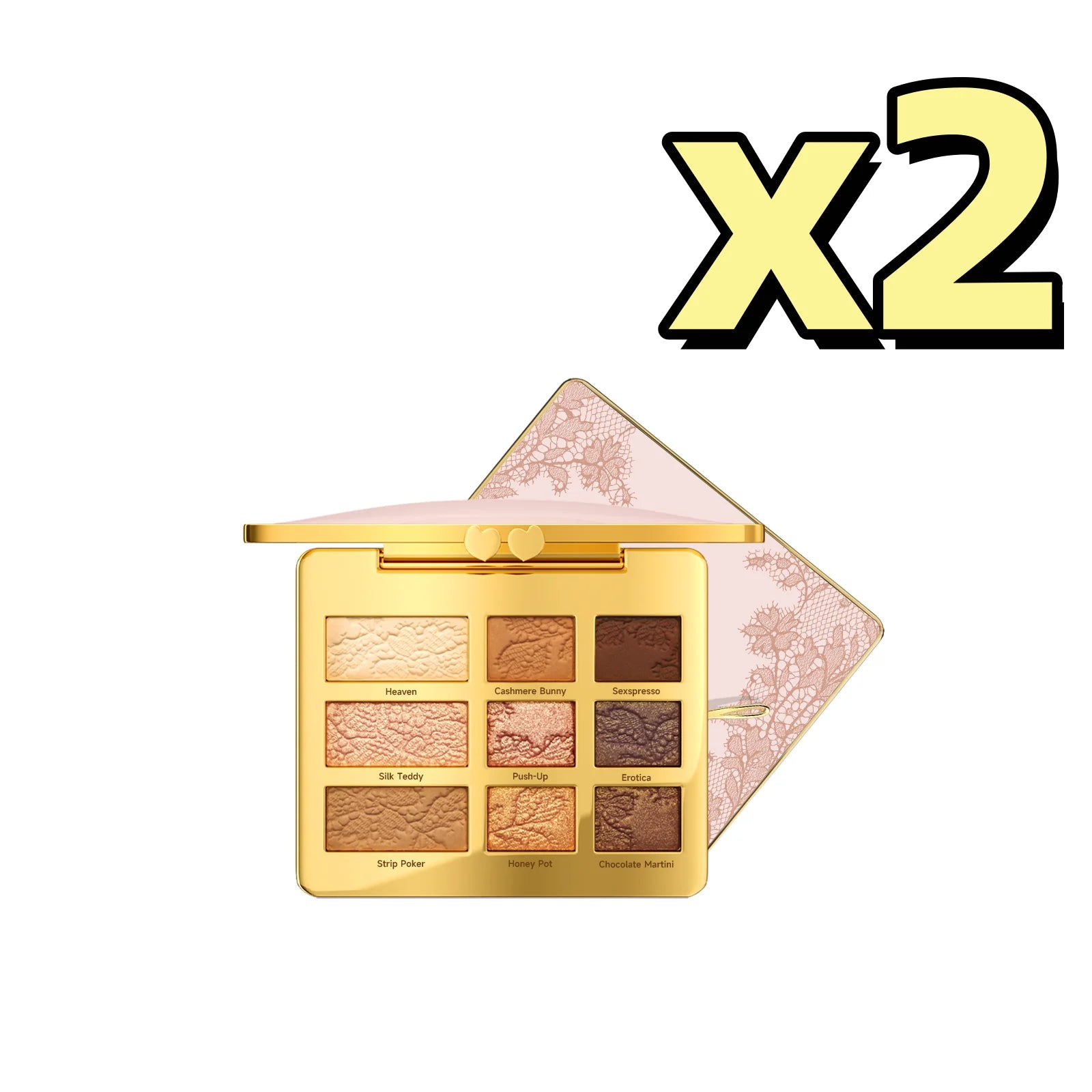 9 Color Eyeshadow Palette – Blendable, Waterproof & Long-Lasting Eyeshadow Palette Zpaxo 12g Boxed X 2PCS