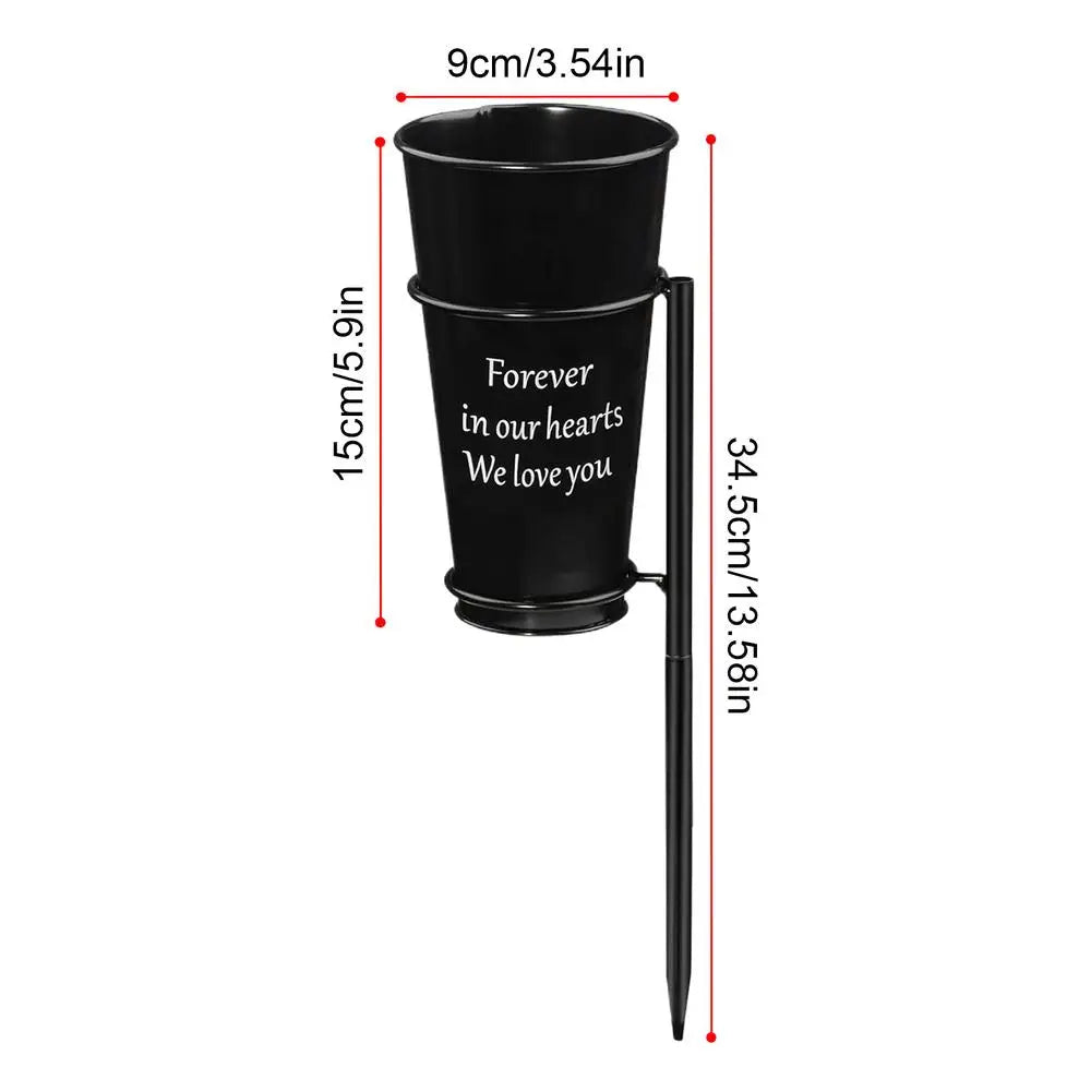 Cemetery Vases Grave Yard Decoration Supplies Flower Holder Memorial