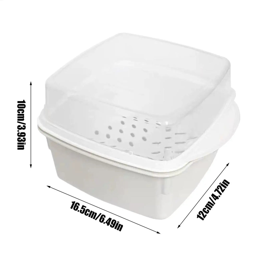 Microwave Steamer Cooker Household Kitchen Versatile Food Container