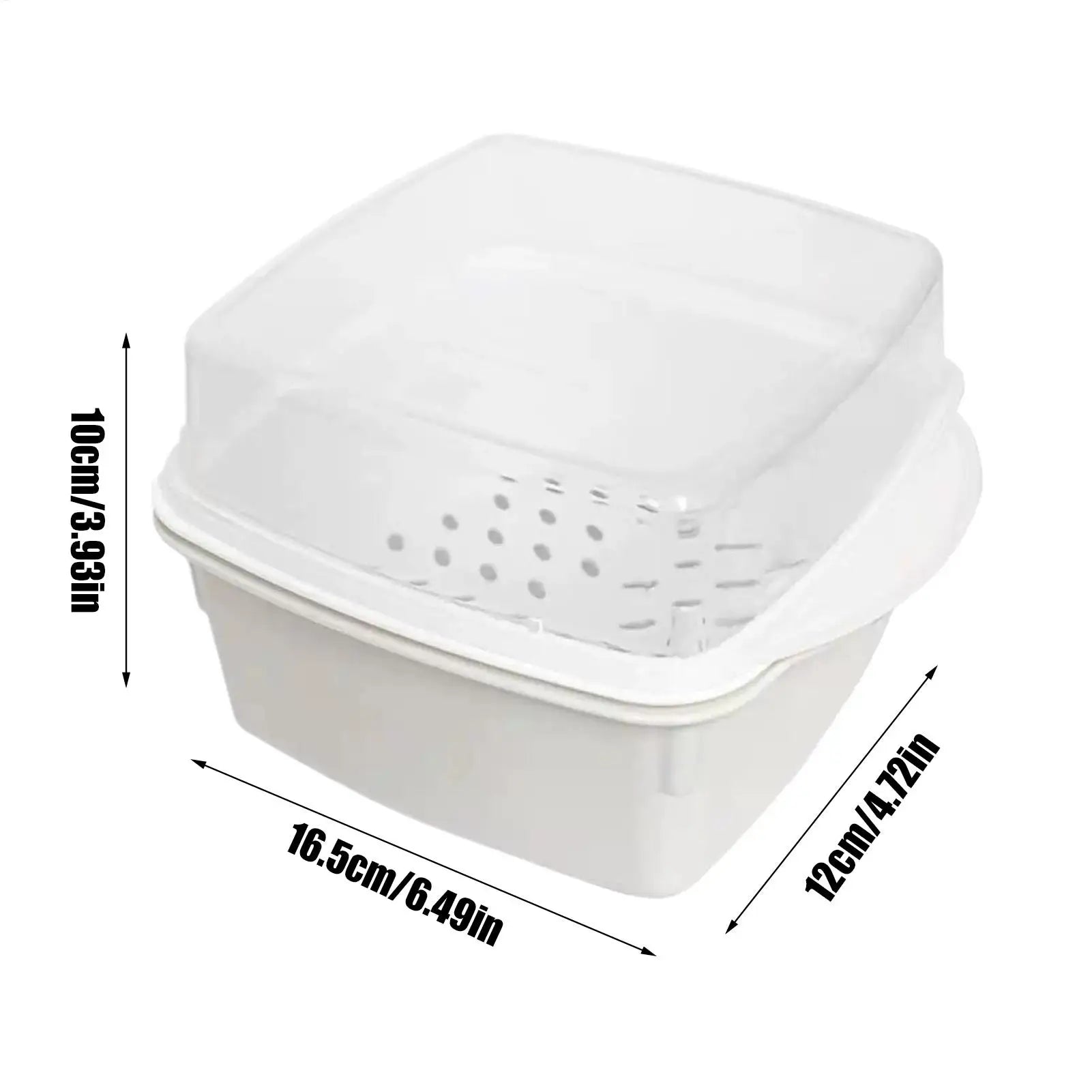 Microwave Steamer Cooker Household Kitchen Versatile Food Container