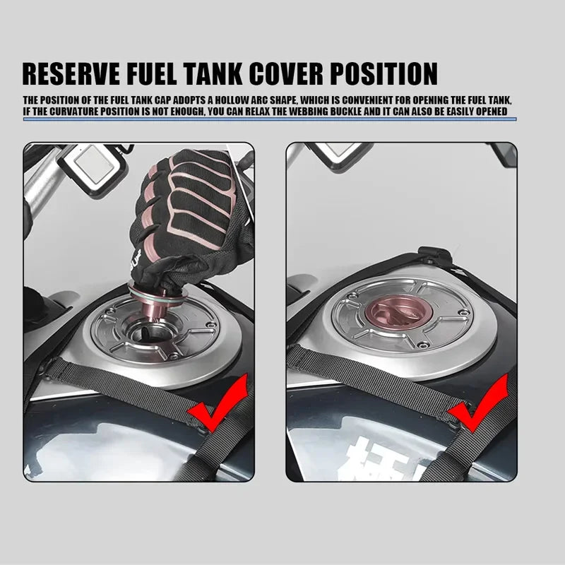 Motorcycle Fuel Tank Saddle Bag Universal Mounting Base
