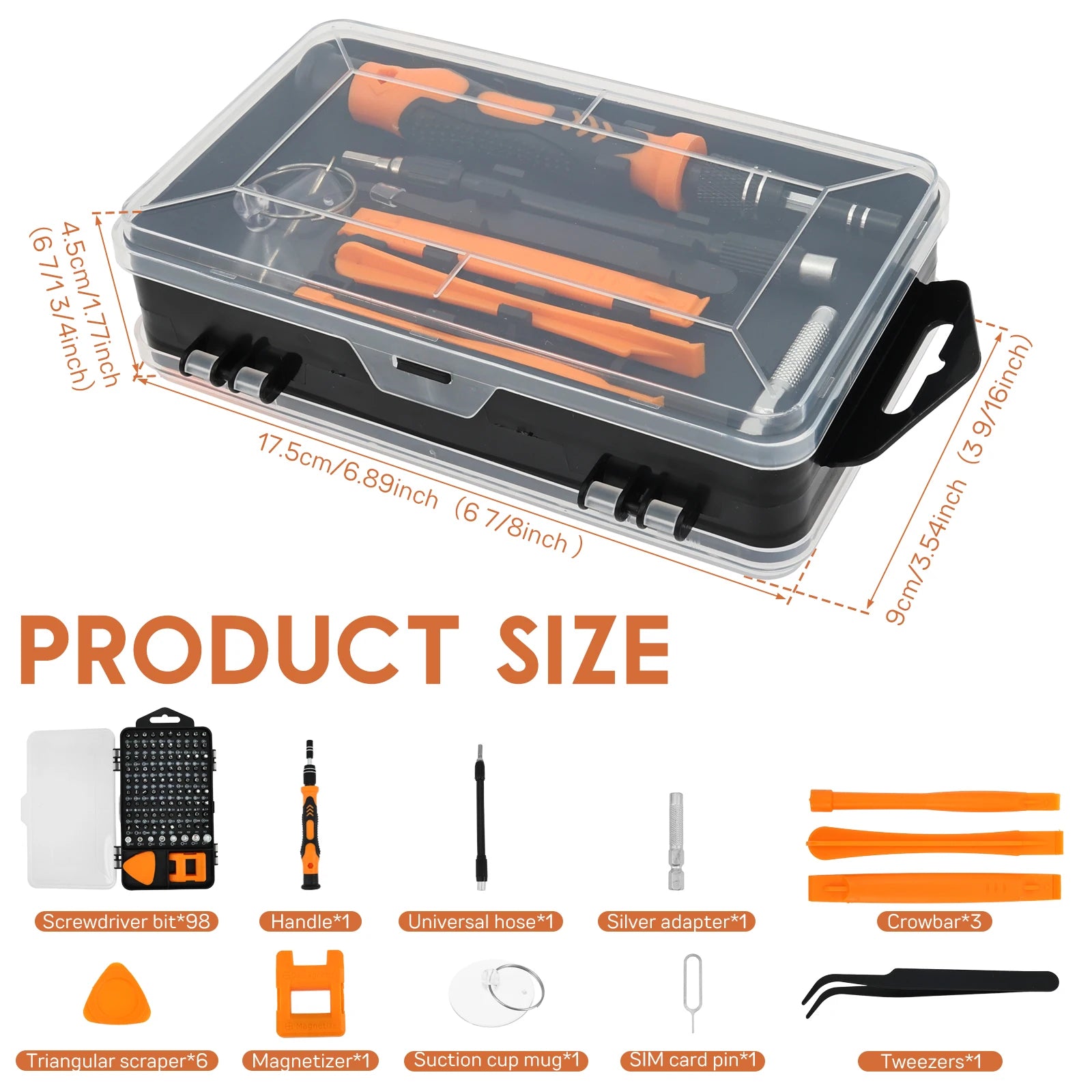 Precision Screwdriver Set 115 in 1 Magnetic Repair Tools Extension Flexible Shaft for Phone Switch Laptop Laptop Pc Case Zpaxo